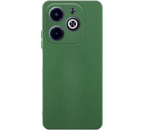 Чохол TPU GETMAN Liquid Silk Full Camera для Infinix Hot 40i Зелений / Dark green Чохол TPU GETMAN Liquid Silk Full Camera для Infinix Hot 40i Зелений / Dark green