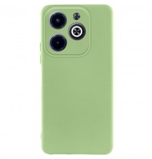 Чохол TPU GETMAN Liquid Silk Full Camera для Infinix Hot 40i Зелений / Pistachio