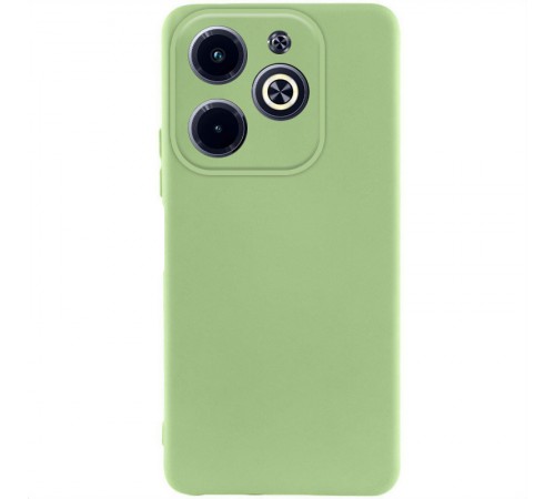 Чохол TPU GETMAN Liquid Silk Full Camera для Infinix Hot 40i Зелений / Pistachio Чохол TPU GETMAN Liquid Silk Full Camera для Infinix Hot 40i Зелений / Pistachio
