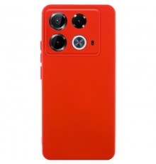 Чохол TPU GETMAN Liquid Silk Full Camera для Infinix Note 40 4G Червоний / Red