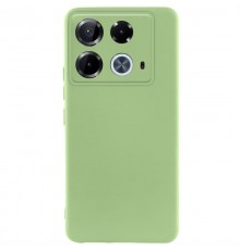Чохол TPU GETMAN Liquid Silk Full Camera для Infinix Note 40 4G Зелений / Pistachio