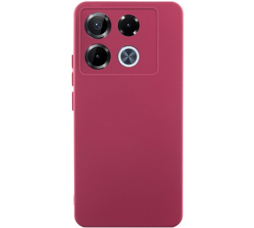 Чохол TPU GETMAN Liquid Silk Full Camera для Infinix Note 40 Pro 4G Бордовий / Marsala Чохол TPU GETMAN Liquid Silk Full Camera для Infinix Note 40 Pro 4G Бордовий / Marsala