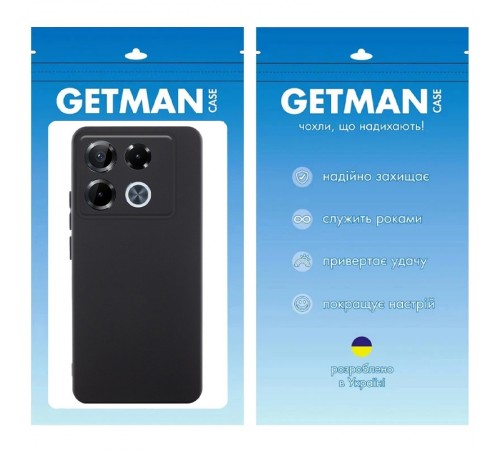 Чохол TPU GETMAN Liquid Silk Full Camera для Infinix Note 40 Pro 4G Чорний / Black Чохол TPU GETMAN Liquid Silk Full Camera для Infinix Note 40 Pro 4G Чорний / Black