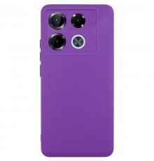 Чохол TPU GETMAN Liquid Silk Full Camera для Infinix Note 40 Pro 4G Фіолетовий / Purple