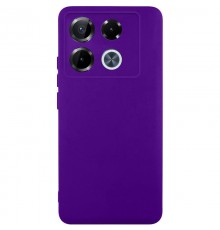 Чохол TPU GETMAN Liquid Silk Full Camera для Infinix Note 40 Pro 4G Фіолетовий / Ultra Violet