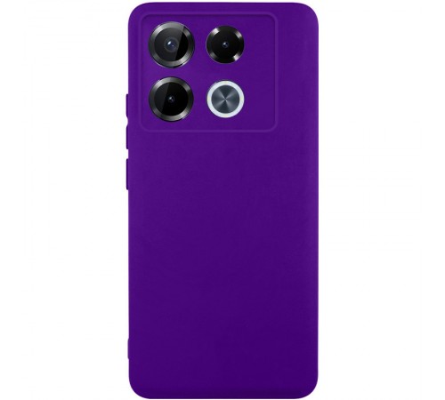 Чохол TPU GETMAN Liquid Silk Full Camera для Infinix Note 40 Pro 4G Фіолетовий / Ultra Violet Чохол TPU GETMAN Liquid Silk Full Camera для Infinix Note 40 Pro 4G Фіолетовий / Ultra Violet