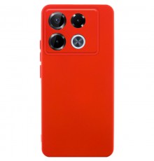 Чохол TPU GETMAN Liquid Silk Full Camera для Infinix Note 40 Pro 4G Червоний / Red