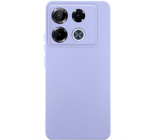 Чохол TPU GETMAN Liquid Silk Full Camera для Infinix Note 40 Pro 4G Бузковий / Dasheen Чохол TPU GETMAN Liquid Silk Full Camera для Infinix Note 40 Pro 4G Бузковий / Dasheen