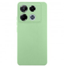 Чохол TPU GETMAN Liquid Silk Full Camera для Infinix Note 40 Pro 4G Зелений / Pistachio