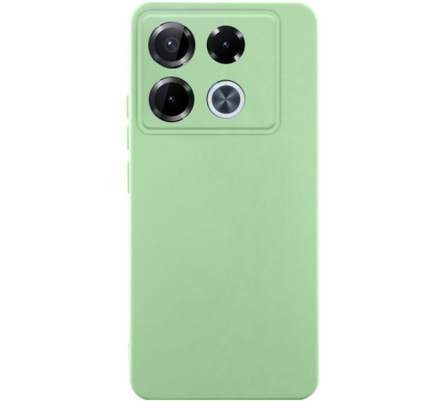 Чохол TPU GETMAN Liquid Silk Full Camera для Infinix Note 40 Pro 4G Зелений / Pistachio Чохол TPU GETMAN Liquid Silk Full Camera для Infinix Note 40 Pro 4G Зелений / Pistachio