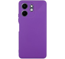 Чохол TPU GETMAN Liquid Silk Full Camera для Infinix Smart 9 4G / Hot 50i Фіолетовий / Purple