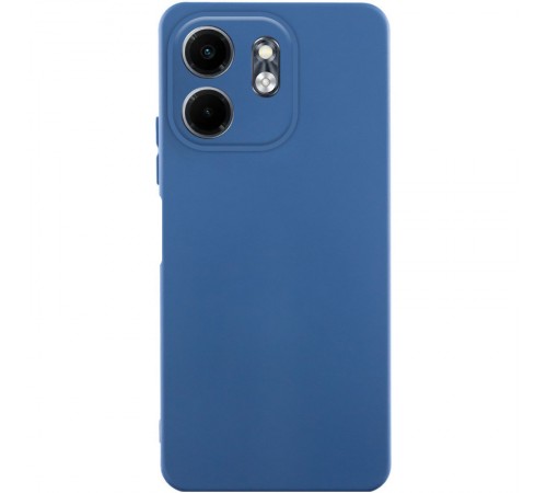 Чохол TPU GETMAN Liquid Silk Full Camera для Infinix Smart 9 4G / Hot 50i Синій / Navy Blue Чохол TPU GETMAN Liquid Silk Full Camera для Infinix Smart 9 4G / Hot 50i Синій / Navy Blue