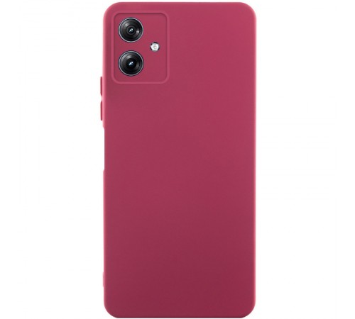 Чохол TPU GETMAN Liquid Silk Full Camera для Motorola Moto G54 Бордовий / Marsala Чохол TPU GETMAN Liquid Silk Full Camera для Motorola Moto G54 Бордовий / Marsala
