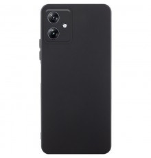 Чохол TPU GETMAN Liquid Silk Full Camera для Motorola Moto G54 Чорний / Black