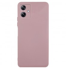 Чохол TPU GETMAN Liquid Silk Full Camera для Motorola Moto G54 Рожевий / Pink Sand