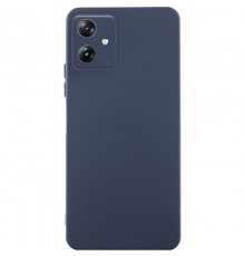 Чохол TPU GETMAN Liquid Silk Full Camera для Motorola Moto G54 Синій / Midnight Blue