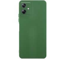 Чохол TPU GETMAN Liquid Silk Full Camera для Motorola Moto G54 Зелений / Dark green