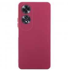 Чохол TPU GETMAN Liquid Silk Full Camera для Oppo A60 4G Бордовий / Marsala