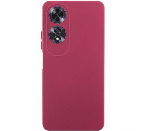 Чохол TPU GETMAN Liquid Silk Full Camera для Oppo A60 4G Бордовий / Marsala Чохол TPU GETMAN Liquid Silk Full Camera для Oppo A60 4G Бордовий / Marsala