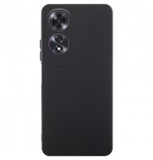 Чохол TPU GETMAN Liquid Silk Full Camera для Oppo A60 4G Чорний / Black