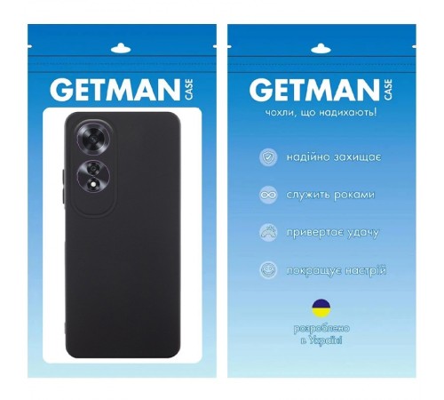 Чохол TPU GETMAN Liquid Silk Full Camera для Oppo A60 4G Чорний / Black Чохол TPU GETMAN Liquid Silk Full Camera для Oppo A60 4G Чорний / Black