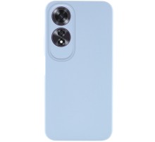 Чохол TPU GETMAN Liquid Silk Full Camera для Oppo A60 4G Блакитний / Lilac Blue