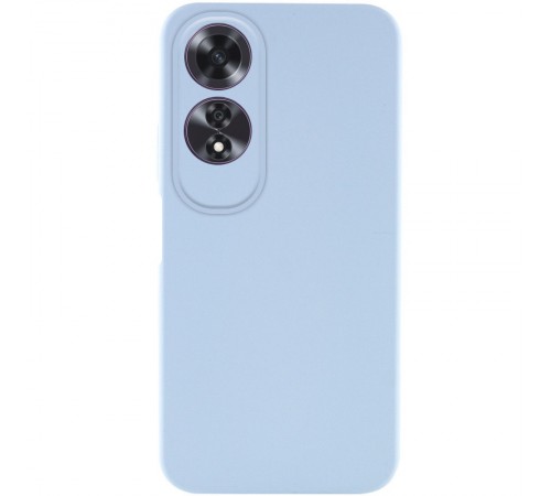 Чохол TPU GETMAN Liquid Silk Full Camera для Oppo A60 4G Блакитний / Lilac Blue Чохол TPU GETMAN Liquid Silk Full Camera для Oppo A60 4G Блакитний / Lilac Blue