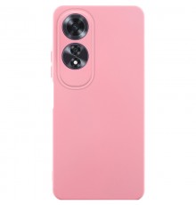 Чохол TPU GETMAN Liquid Silk Full Camera для Oppo A60 4G Рожевий / Pink