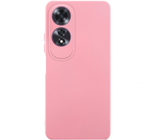 Чохол TPU GETMAN Liquid Silk Full Camera для Oppo A60 4G Рожевий / Pink Чохол TPU GETMAN Liquid Silk Full Camera для Oppo A60 4G Рожевий / Pink
