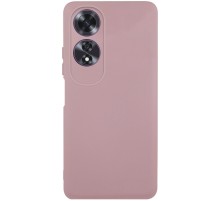 Чохол TPU GETMAN Liquid Silk Full Camera для Oppo A60 4G Рожевий / Pink Sand