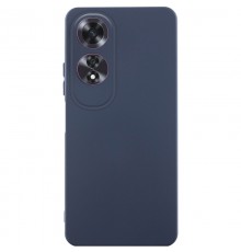 Чохол TPU GETMAN Liquid Silk Full Camera для Oppo A60 4G Синій / Midnight Blue