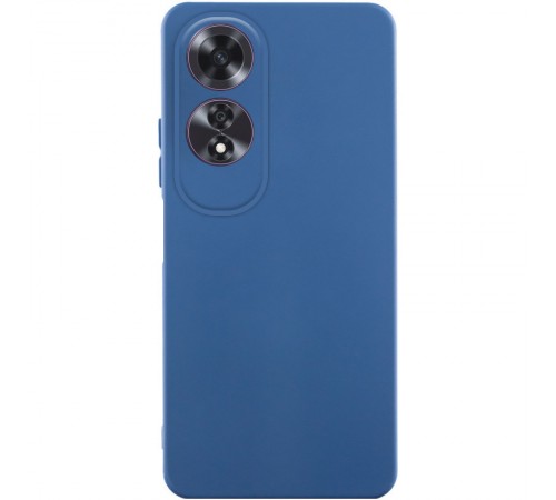 Чохол TPU GETMAN Liquid Silk Full Camera для Oppo A60 4G Синій / Navy Blue Чохол TPU GETMAN Liquid Silk Full Camera для Oppo A60 4G Синій / Navy Blue