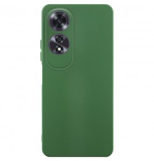 Чохол TPU GETMAN Liquid Silk Full Camera для Oppo A60 4G Зелений / Dark green