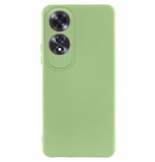 Чохол TPU GETMAN Liquid Silk Full Camera для Oppo A60 4G Зелений / Pistachio
