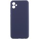 Чохол TPU GETMAN Liquid Silk Full Camera для Samsung Galaxy A04 Синій / Midnight Blue