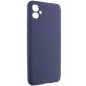 Чохол TPU GETMAN Liquid Silk Full Camera для Samsung Galaxy A04 Синій / Midnight Blue