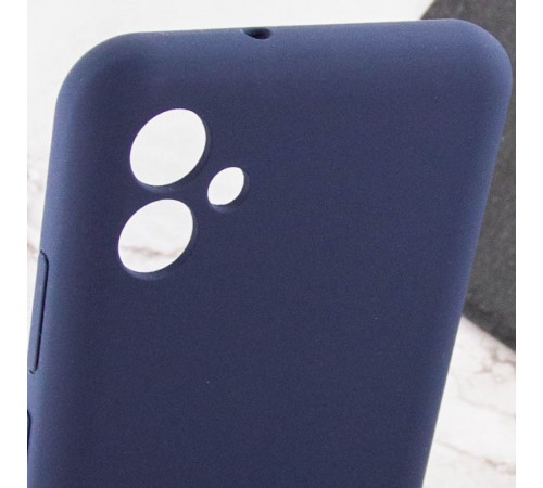 Чохол TPU GETMAN Liquid Silk Full Camera для Samsung Galaxy A04 Синій / Midnight Blue Чохол TPU GETMAN Liquid Silk Full Camera для Samsung Galaxy A04 Синій / Midnight Blue