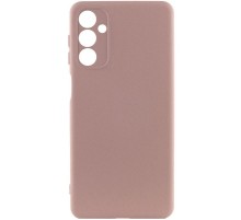 Чохол TPU GETMAN Liquid Silk Full Camera для Samsung Galaxy M34 5G Рожевий / Pink Sand