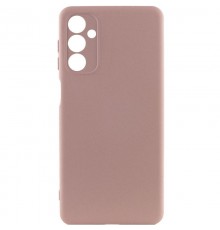 Чохол TPU GETMAN Liquid Silk Full Camera для Samsung Galaxy M34 5G Рожевий / Pink Sand