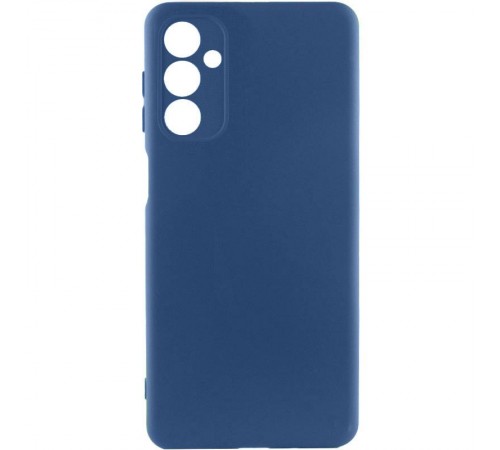 Чохол TPU GETMAN Liquid Silk Full Camera для Samsung Galaxy M34 5G Синій / Navy Blue Чохол TPU GETMAN Liquid Silk Full Camera для Samsung Galaxy M34 5G Синій / Navy Blue