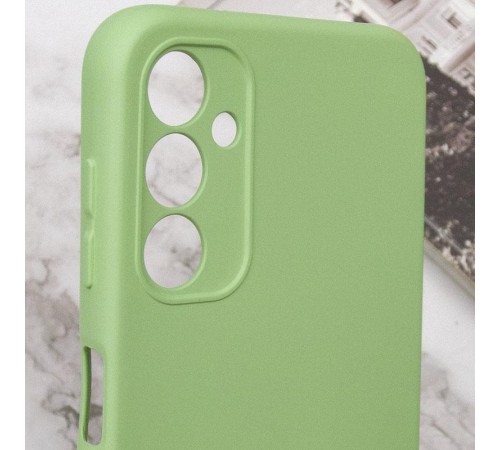 Чохол TPU GETMAN Liquid Silk Full Camera для Samsung Galaxy M34 5G Зелений / Pistachio Чохол TPU GETMAN Liquid Silk Full Camera для Samsung Galaxy M34 5G Зелений / Pistachio