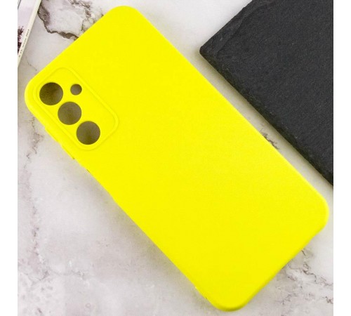 Чохол TPU GETMAN Liquid Silk Full Camera для Samsung Galaxy M34 5G Жовтий / Flash Чохол TPU GETMAN Liquid Silk Full Camera для Samsung Galaxy M34 5G Жовтий / Flash