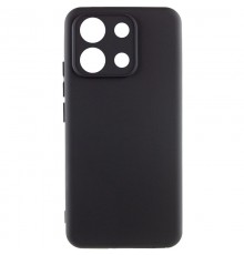 Чохол TPU GETMAN Liquid Silk Full Camera для Xiaomi Redmi Note 13 4G Чорний / Black