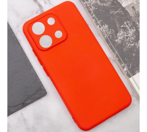 Чохол TPU GETMAN Liquid Silk Full Camera для Xiaomi Redmi Note 13 4G Червоний / Red Чохол TPU GETMAN Liquid Silk Full Camera для Xiaomi Redmi Note 13 4G Червоний / Red