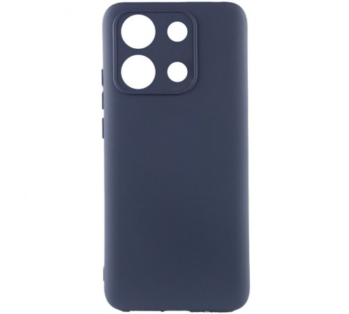 Чохол TPU GETMAN Liquid Silk Full Camera для Xiaomi Redmi Note 13 4G Синій / Midnight Blue Чохол TPU GETMAN Liquid Silk Full Camera для Xiaomi Redmi Note 13 4G Синій / Midnight Blue