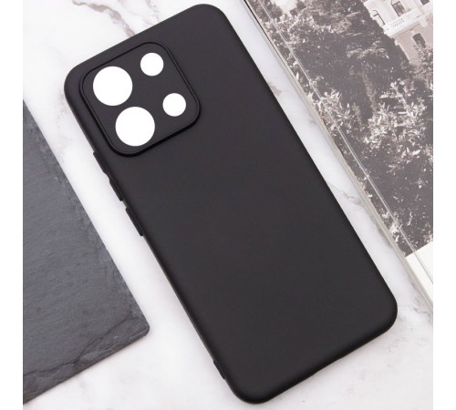 Чохол TPU GETMAN Liquid Silk Full Camera для Xiaomi Redmi Note 13 Pro 4G Чорний / Black Чохол TPU GETMAN Liquid Silk Full Camera для Xiaomi Redmi Note 13 Pro 4G Чорний / Black