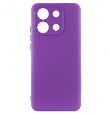 Чохол TPU GETMAN Liquid Silk Full Camera для Xiaomi Redmi Note 13 Pro 4G Фіолетовий / Purple