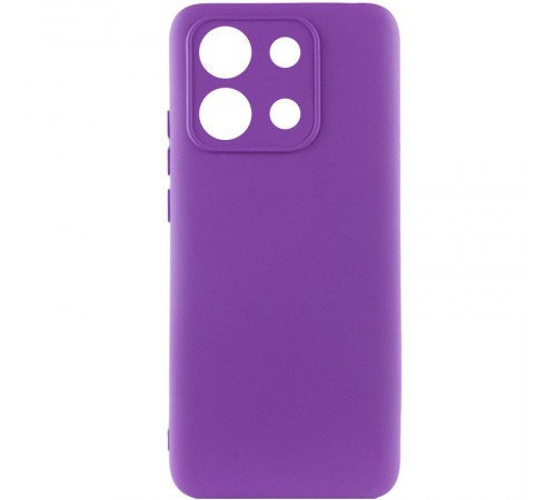 Чохол TPU GETMAN Liquid Silk Full Camera для Xiaomi Redmi Note 13 Pro 4G Фіолетовий / Purple Чохол TPU GETMAN Liquid Silk Full Camera для Xiaomi Redmi Note 13 Pro 4G Фіолетовий / Purple