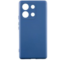 Чохол TPU GETMAN Liquid Silk Full Camera для Xiaomi Redmi Note 13 Pro 4G Синій / Navy Blue