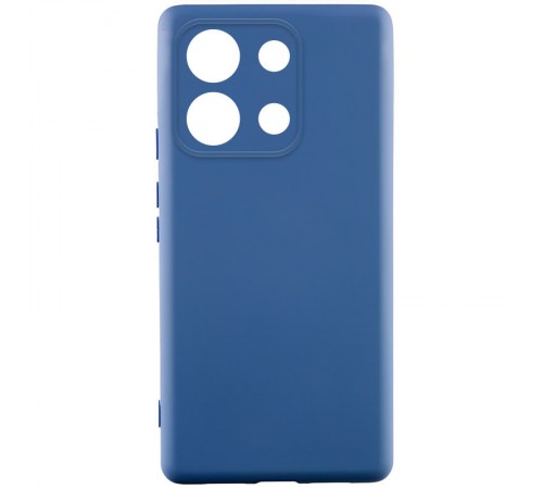 Чохол TPU GETMAN Liquid Silk Full Camera для Xiaomi Redmi Note 13 Pro 4G Синій / Navy Blue Чохол TPU GETMAN Liquid Silk Full Camera для Xiaomi Redmi Note 13 Pro 4G Синій / Navy Blue